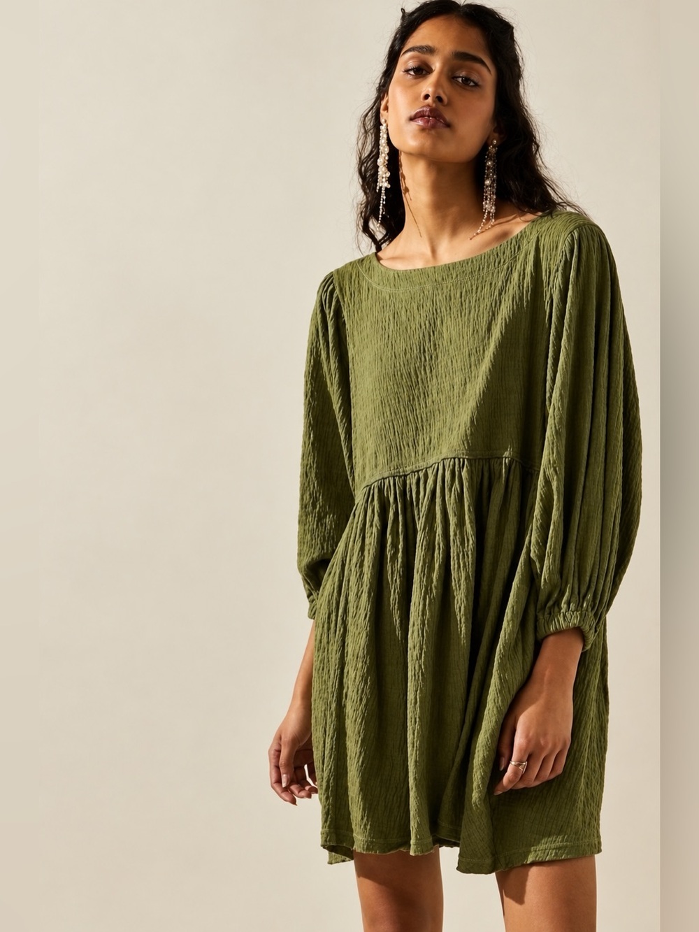 NWT Free People Get Obsessed Babydoll Dress | Large